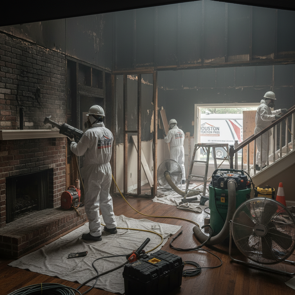 Fire & Smoke Damage Restoration - Tell Projects Pasadena TX