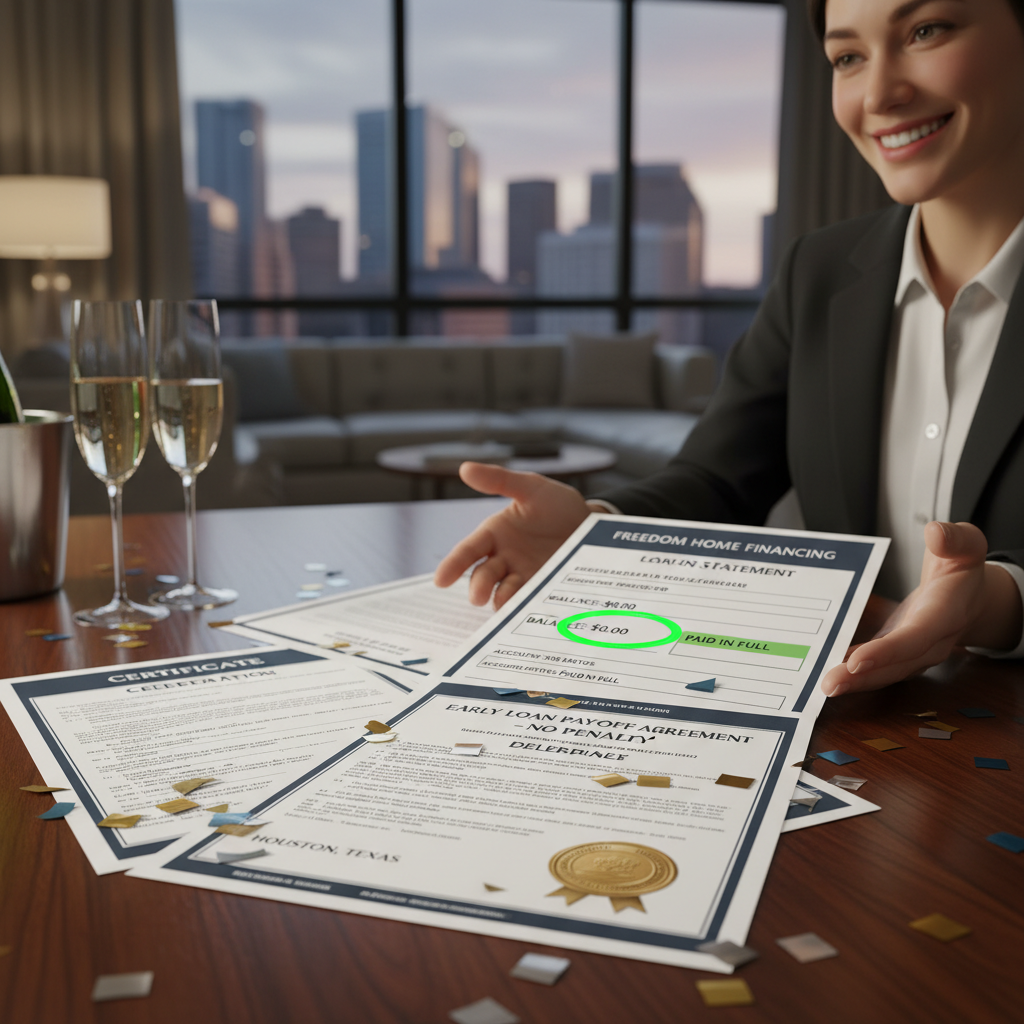 No-Penalty Early Payoff Options - Tell Projects Pasadena TX