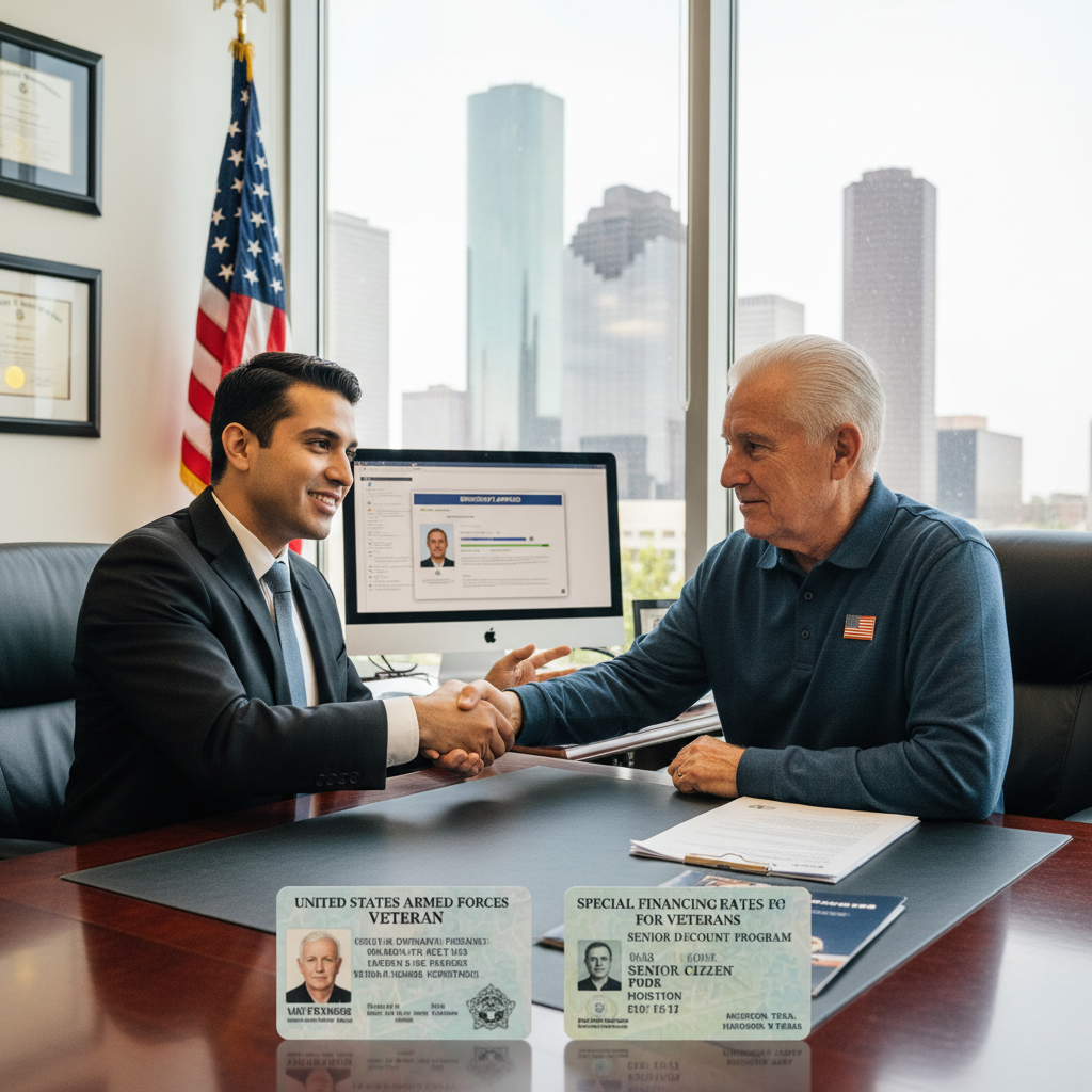 Senior & Military Discounts - Tell Projects Pasadena TX