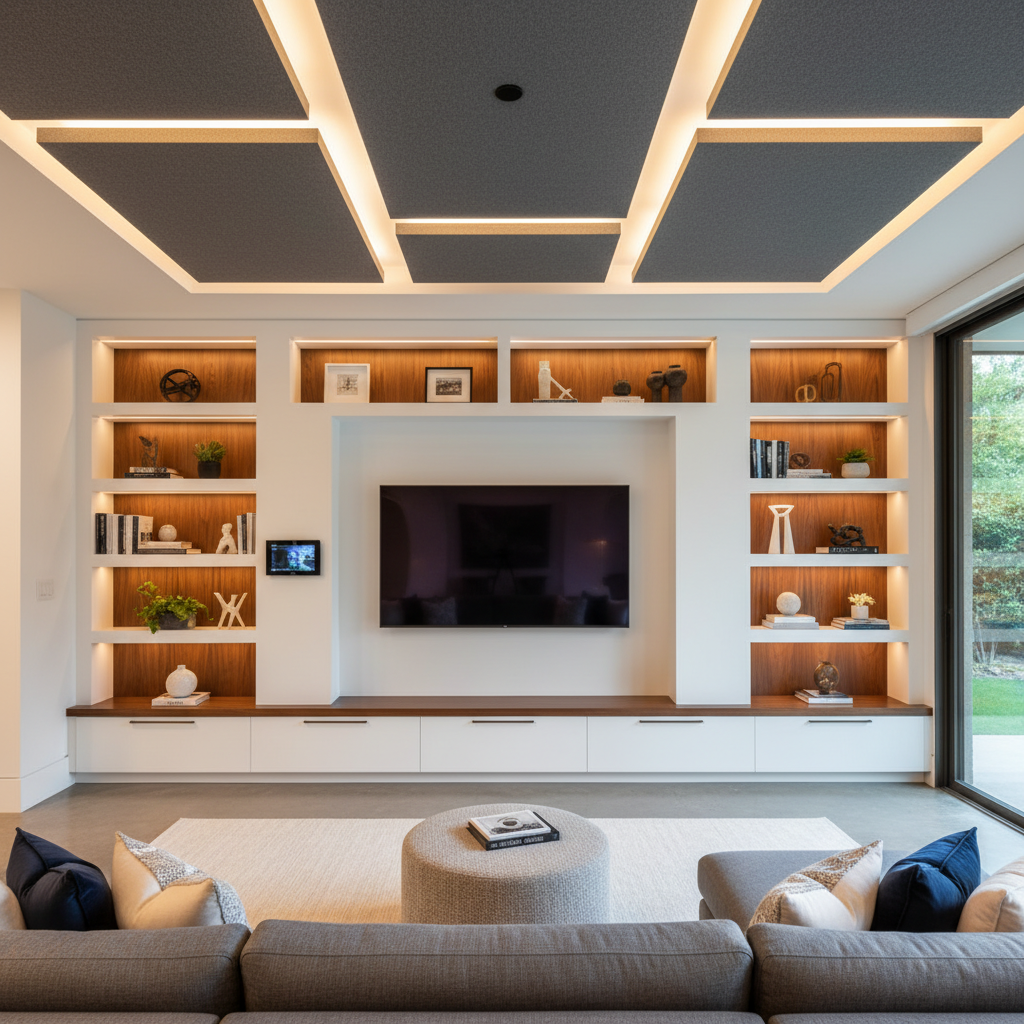 Family Room Entertainment Centers - Tell Projects Pasadena TX