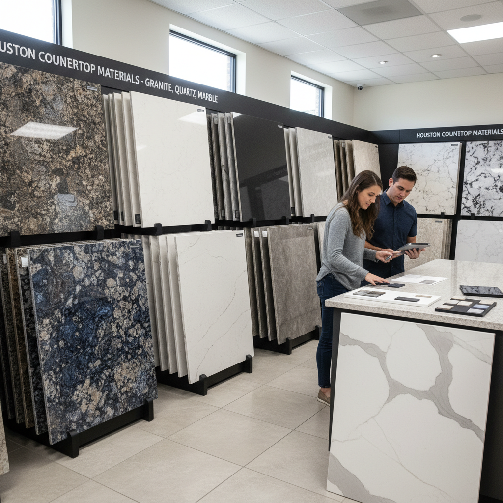 Countertop Material Selection - Tell Projects Pasadena TX