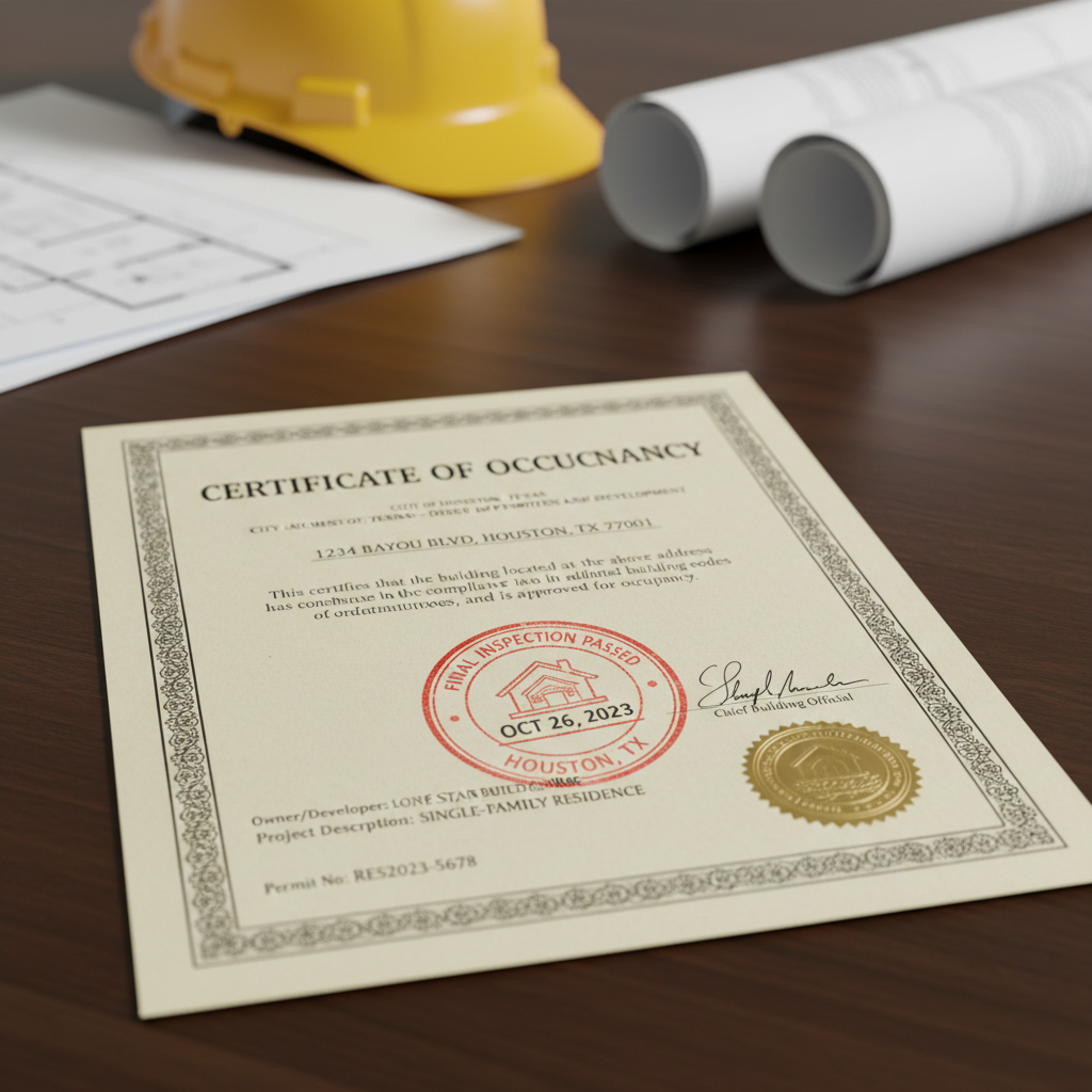 Final Permit Closeout - Tell Projects Pasadena TX
