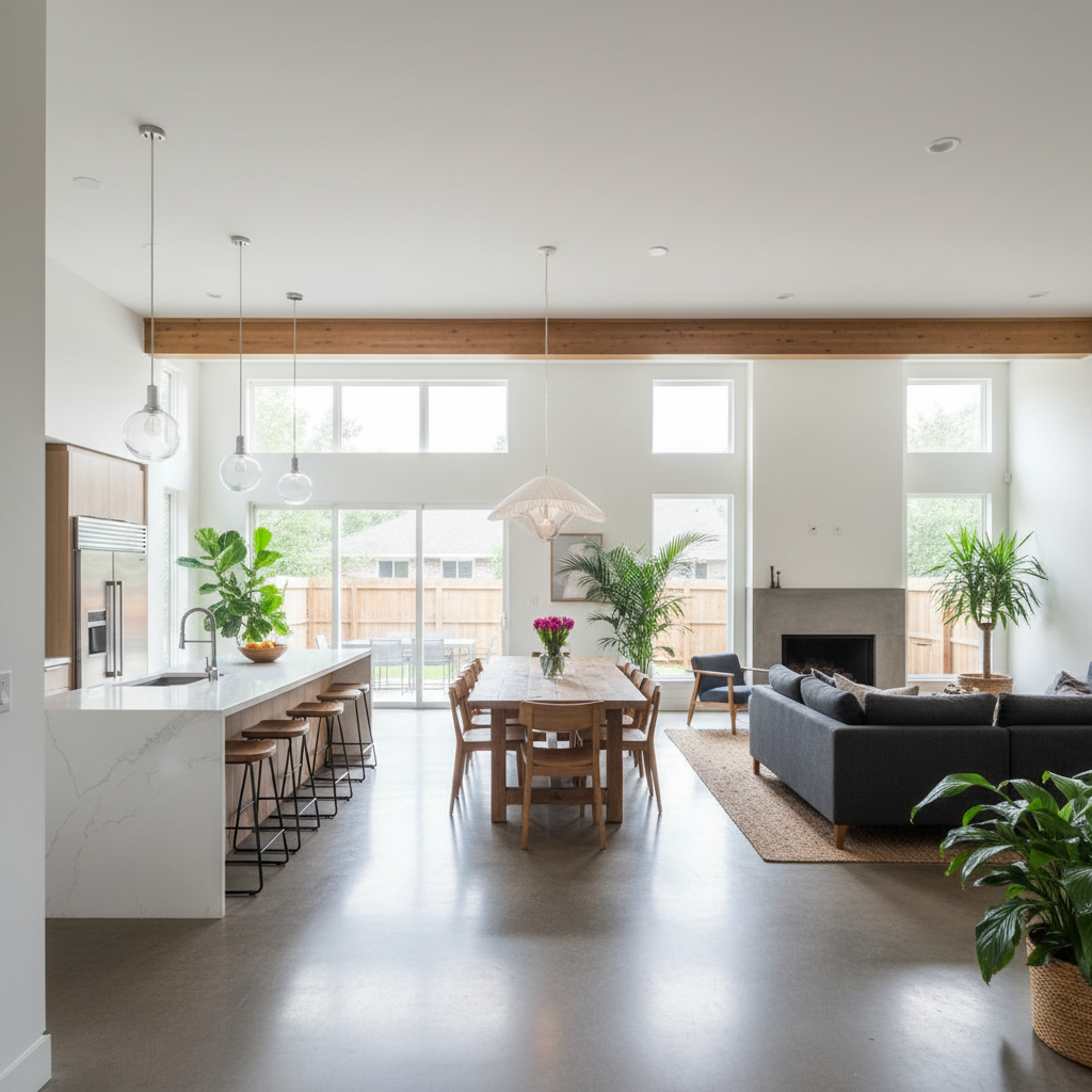 Open Concept Space Planning - Tell Projects Pasadena TX